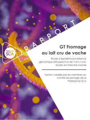 apport GT Fromage au lait cru Salmonela Dublin en Franche-Comté
